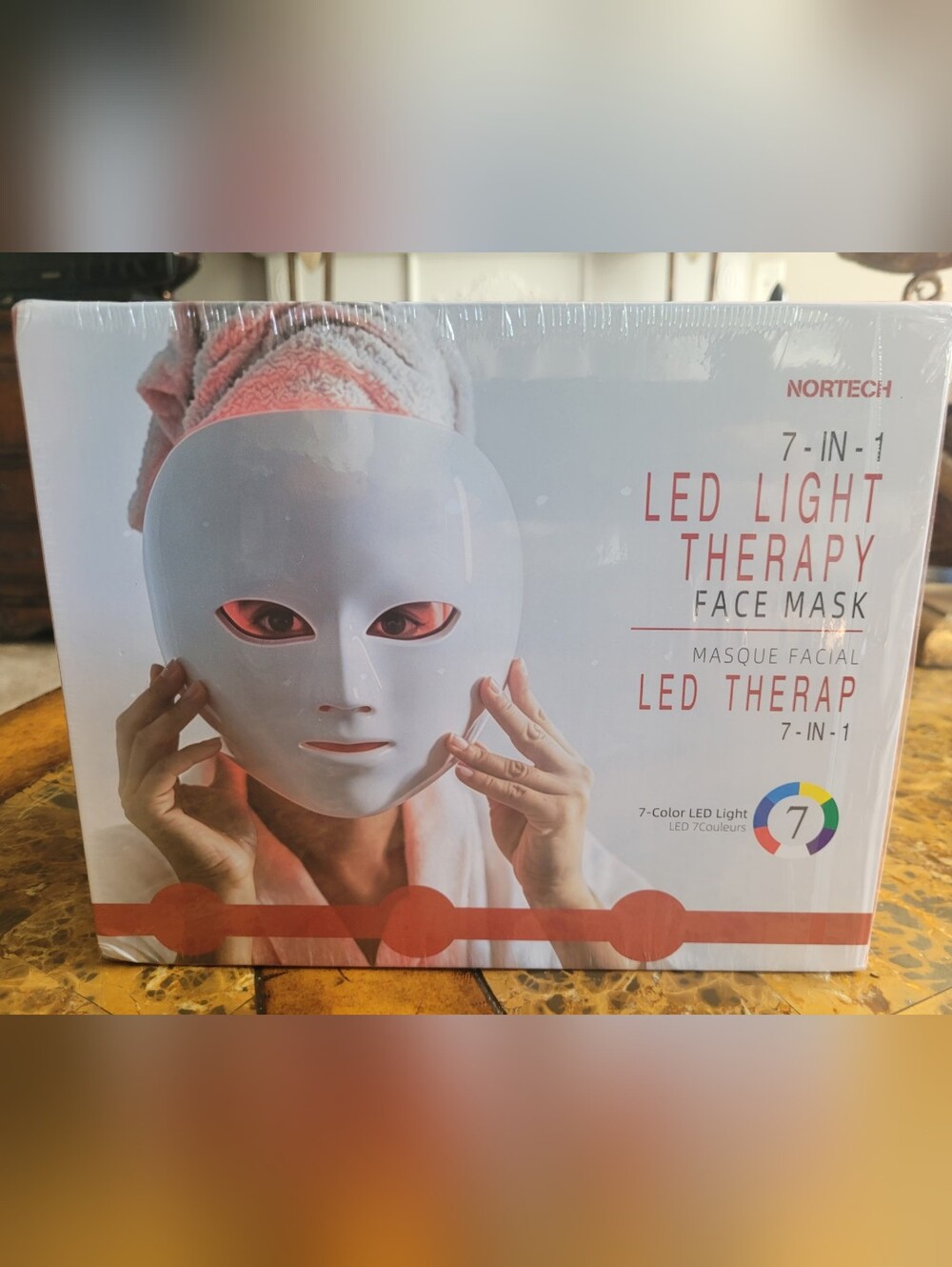 therapy White LED Light Therapy Facial Mask